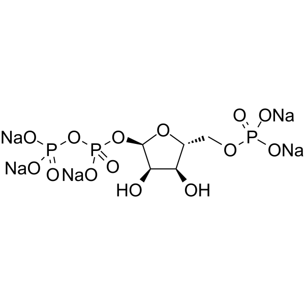 Phosphoribosyl pyrophosphate pentasodium Structure